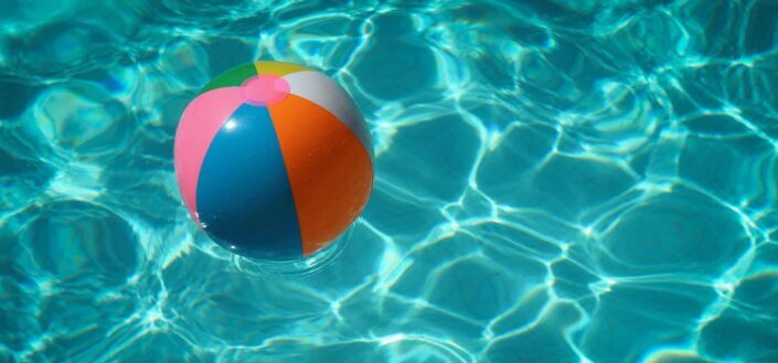 Beach Ball in the Pool