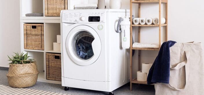 White Front Load Washing Machine