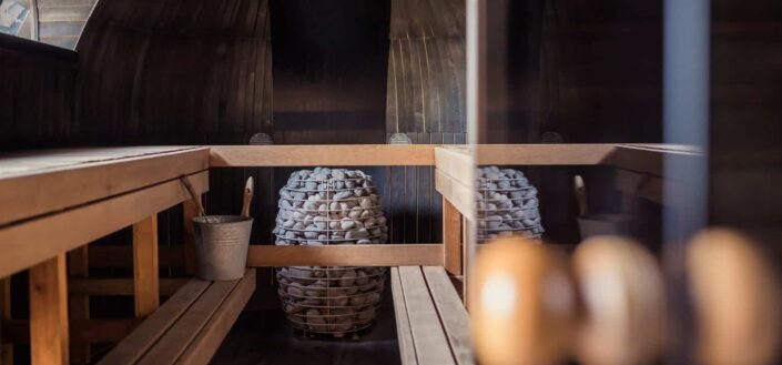 Sauna With Wooden Interior